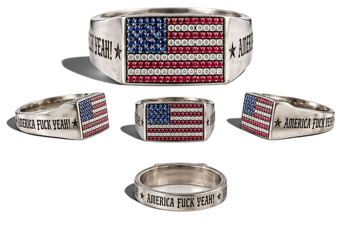 American Flag Ring