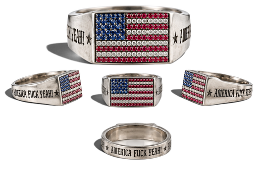 American Flag Ring